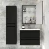 Зеркало-шкаф с подсветкой реверсивный ART&MAX TECHNO AM-Tec-600-800-1D-DS-F-Nero