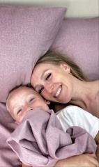 Комплект постельного белья "Фланель" розовый с нежной текстурой, хлопок