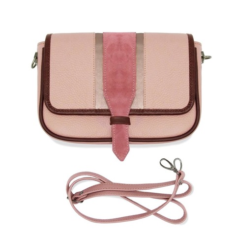 Розовая кожаная сумочка