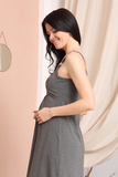Ночная сорочка для беременных и кормящих 09978 антрацит