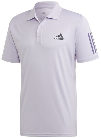 Поло теннисное Adidas Club 3-Stripes Polo - purple tint/grey six