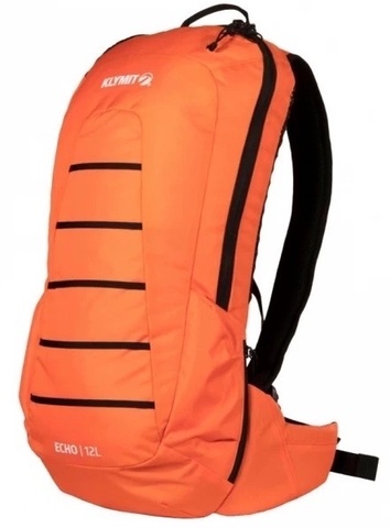 Картинка рюкзак туристический Klymit echo hydration 12l оранжевый - 1