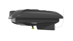 Бак для душа универс Ирпласт 220 л.(1000x1000x290см;12кг;черный) - арт.560345