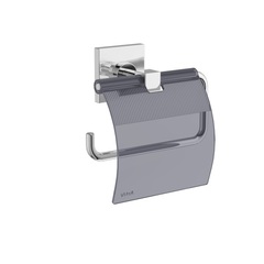 VitrA A44804 Root Держатель для туалетной бумаги с крышкой, хром фото