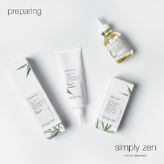 Очищающий скраб preparing pomade simply zen