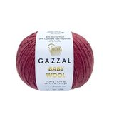 Пряжа Gazzal Baby Wool 816 красный