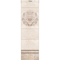 Панель ПВХ ВЕК фотопечать 3D матовая Старый город - Лев 2700х500 мм