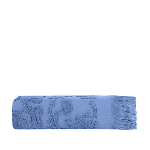 Полотенце с бахромой Arya Isabel Soft (30*50 см) - Голубой
