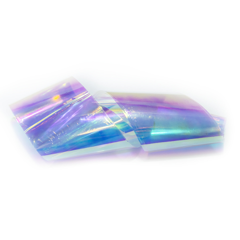 Фольга битое стекло фиолетово-голубая 5*100см