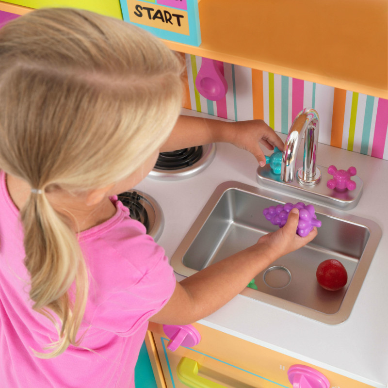 Deluxe big bright kitchen by kidkraft sale