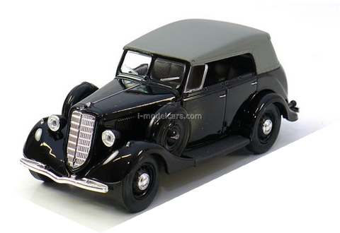 GAZ-M1 Phaeton with awning black 1:43 Nash Avtoprom