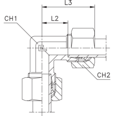 Соединение P90 DS14 M22х1.5 (в сборе) CAST