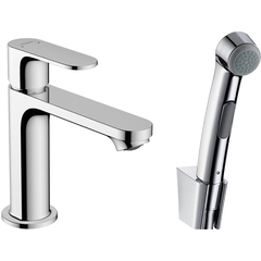 Hansgrohe Rebris S 72215000 Смеситель для раковины с гигиеническим душем (хром) фото