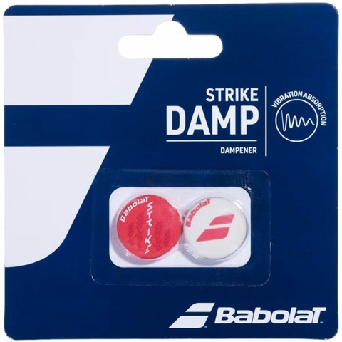 Набор виброгасителей Babolat Strike Damp White/Red (2шт)