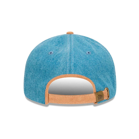 Кепки LA Dodgers Denim Suede Light Blue Retro Crown 9FIFTY Snapback Adjustable Cap