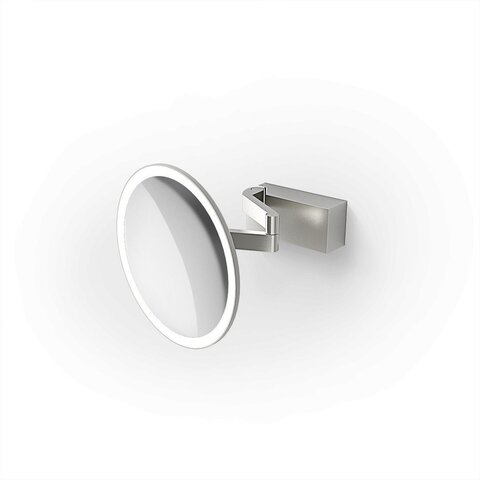 Decor Walther 0123176 Decor Walther VISION R 5X Косметическое зеркало с подсветкой – матовая нержавеющая сталь Опт
