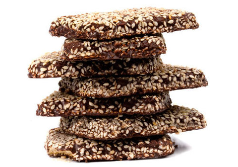 Шоколад натуральный с кунжутом, 100г