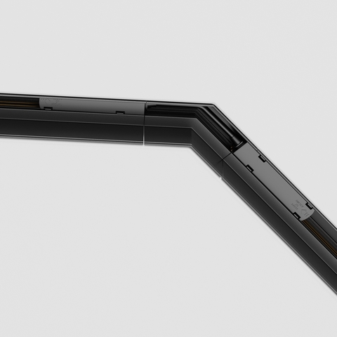 Угол для соединения 135° встраиваемого магнитного шинопровода Maytoni Gravity TRA010CLO-42B