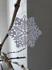 Снежинка-подвеска. Кружево NYK-25013S