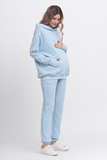 Спортивный костюм для беременных и кормящих 16109 голубой