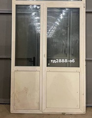 Дверь Пластиковая Б/У 218(в) х 145(ш) (Балконный блок)