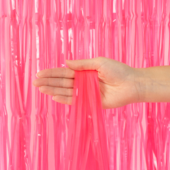 Занавес Дождик, Сочный цвет, Розовый, 2*1 м (В*Ш)