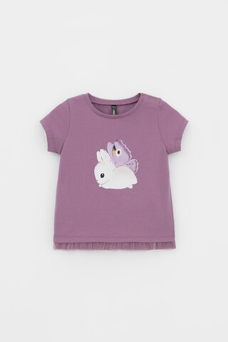 фуфайка  для девочки  КР 302321/насыщенный виноград к523