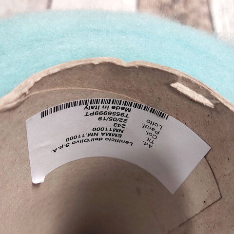 Вспушенный меринос с кашемиром (10%) LANIFICIO DELL’ OLIVO EMMA 1100 тиффани