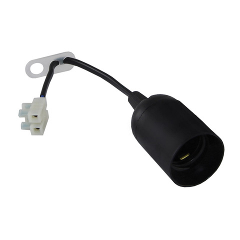 89-0-178 Патрон термостойкий пластик Е27 подвесной с клеммн колодкой 4А 250В черный, 1352(G-1352) Universal