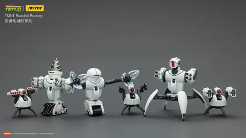 Фигурки Роботы-охранники Роудкилл Роднеис из мультфильма Черепашки Ниндзя 1/18