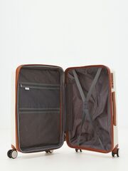 Чемодан MIRONPAN полипропилен Молочный S+ 59х39х24 (+3) см/3,4 кг/62 л3