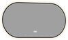 Aquanet 367657 Зеркало Контур овал 600х1200 LED ТХ, антипар, цв. черный (367657)