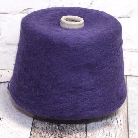 Вспушенный хлопок LANIFICIO DELL OLIVO / DAVOS 750 чернильно-синий