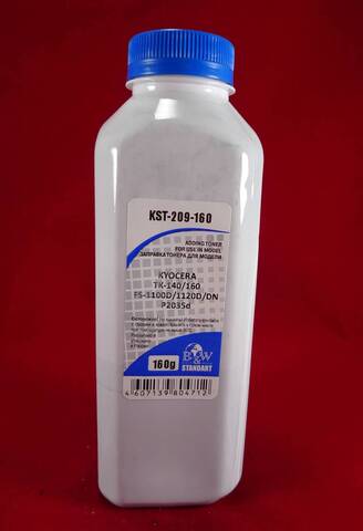 Тонер для Kyocera TK-140/160, FS-1100D, 1120D, DN, P2035d (фл. 160г) Black&White Standart фас.Россия