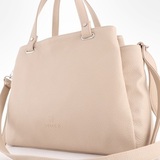 Сумка Саломея 457 леар беж + тиснение