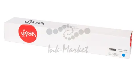 Картридж Sakura TK8525C (1T02RMCNL1) для Kyocera Mita, голубой, 20000 к.