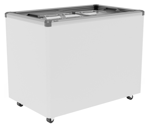 Ларь морозильный Frostor GELLAR FG 350 C V25 (алюминий) серый (R290)