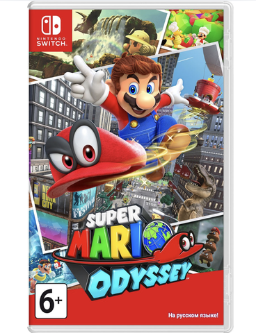Super Mario Odyssey (картридж для Nintendo Switch, полностью на русском языке)