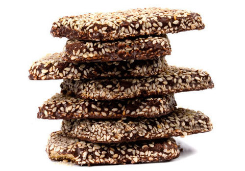 Шоколад натуральный с кунжутом, 100г