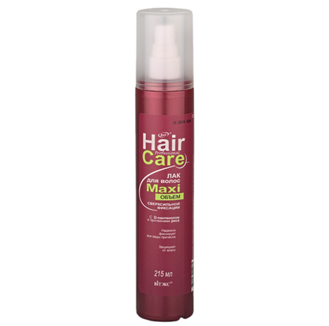Professional Hair Care Лак для волос ''Maxi Объём'' сверхсильной фиксации 215 мл. Белита