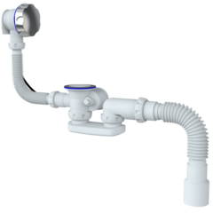 Сифон UNICORN автомат для ванны и глубок. поддона S102