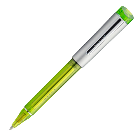 Шариковая ручка Aurora Kappa Green satin chrome CT, в подарочной коробке