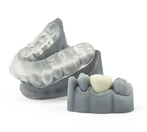 Фотополимерная смола HARZ Labs Dental Splint Soft, прозрачная (1 кг)