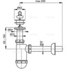 Сифон для раковины Alcaplast A420