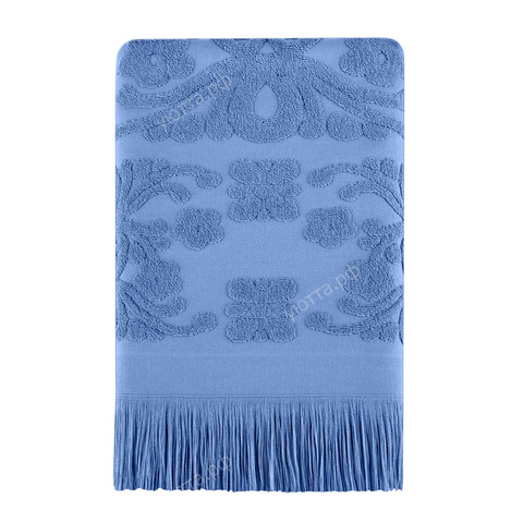 Полотенце с бахромой Arya Isabel Soft (30*50 см) - Голубой - купить 3