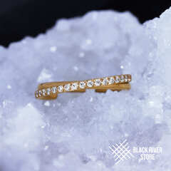 Кликер Weave Crystal PVD Yellow 1.2мм