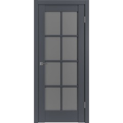 Купить Межкомнатная дверь эмалит VFD Emalex ER 1 Onyx остеклённая