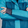 Удлиненный прогулочный зимний костюм Парка Nordski Atlantic + Брюки Premium Black женский с лямками
