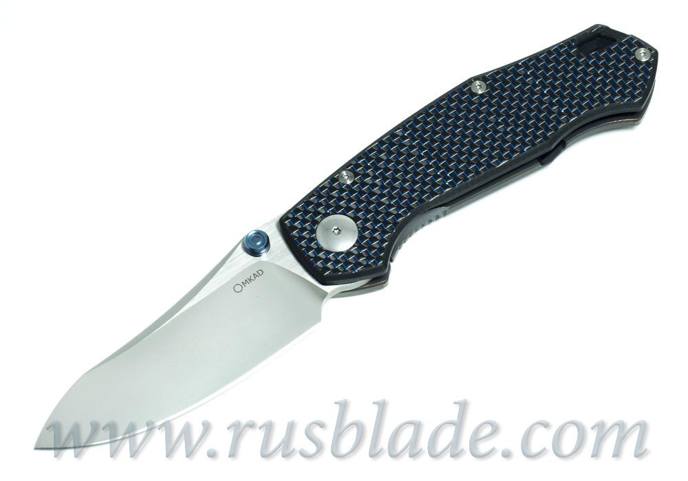 CKF MKAD Blue Farko knife (M390, Ti, bearings) - фотография 