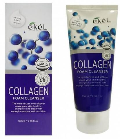 Пенка для умывания EKEL Foam Cleanser Collagen, 100 мл